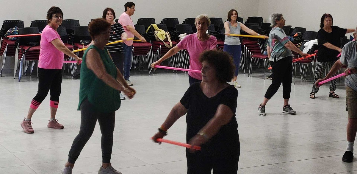 שיעור ספורט עם מיכל לרנר