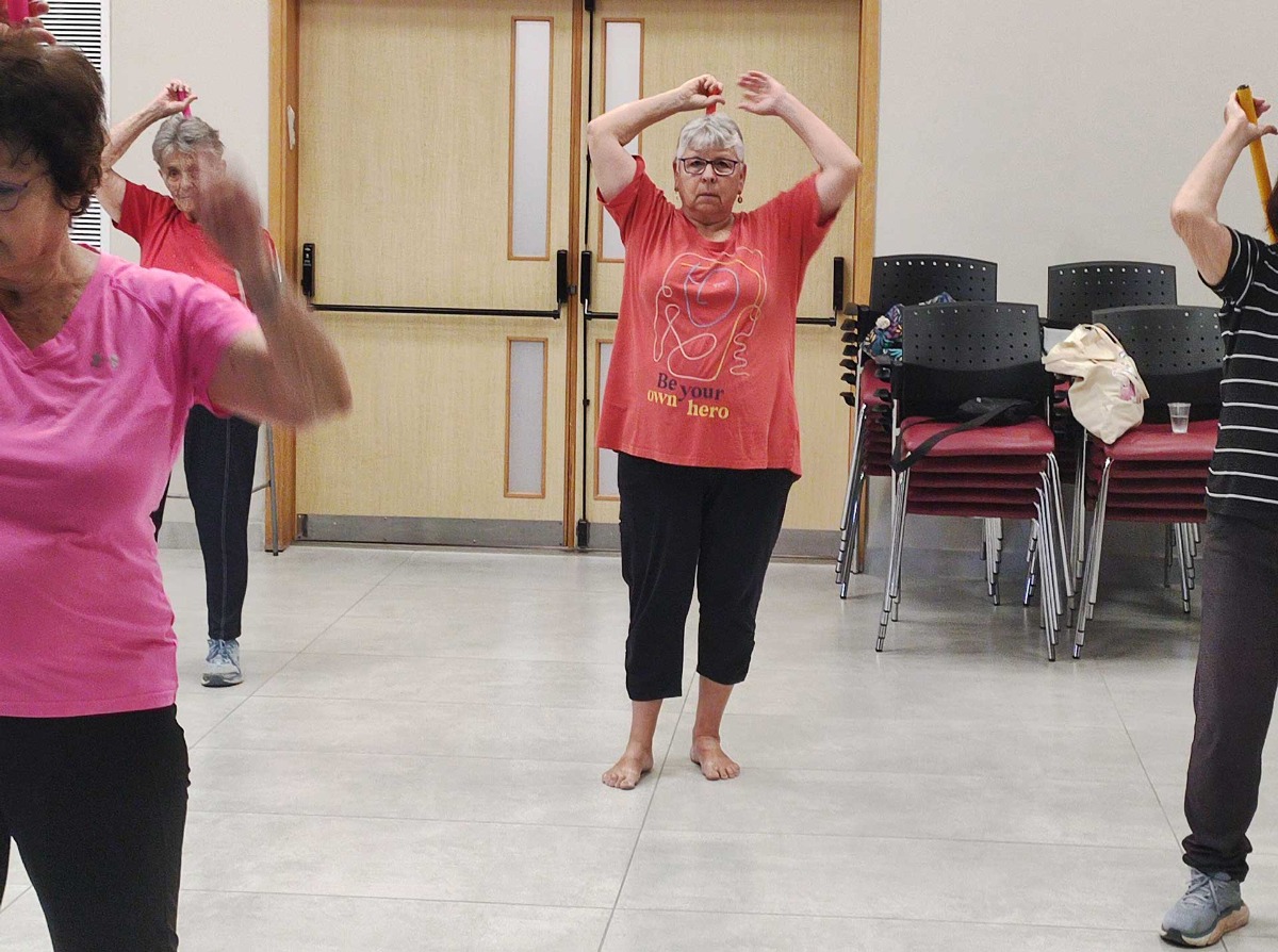 שיעור ספורט עם מיכל לרנר