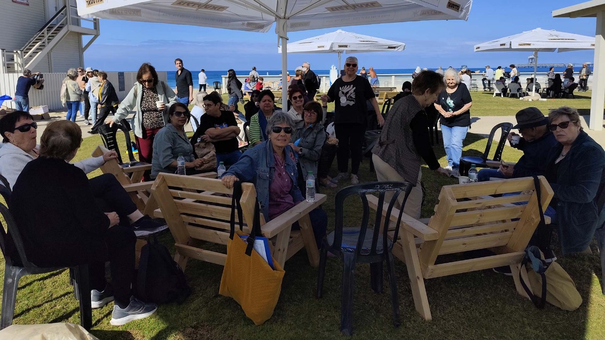 טיול מונגש לזיקים לכל ותיקי אשכול