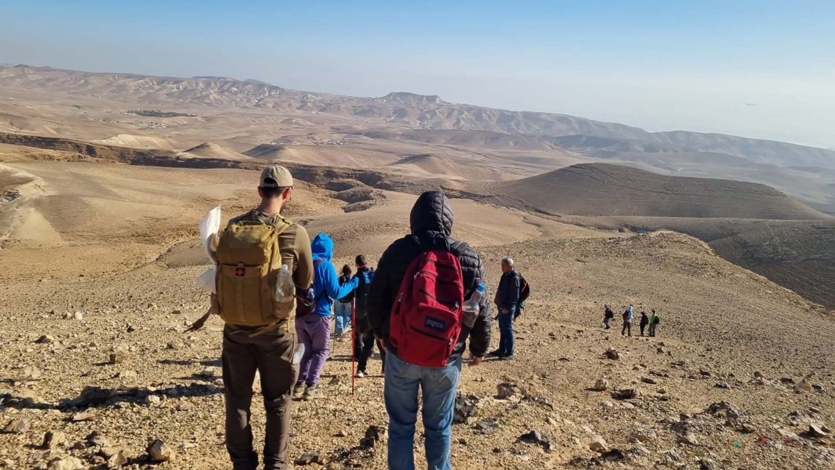 נווה אשכול מטיילים בשבילי ישראל עם יוני שטרן - נחל רחף עליון