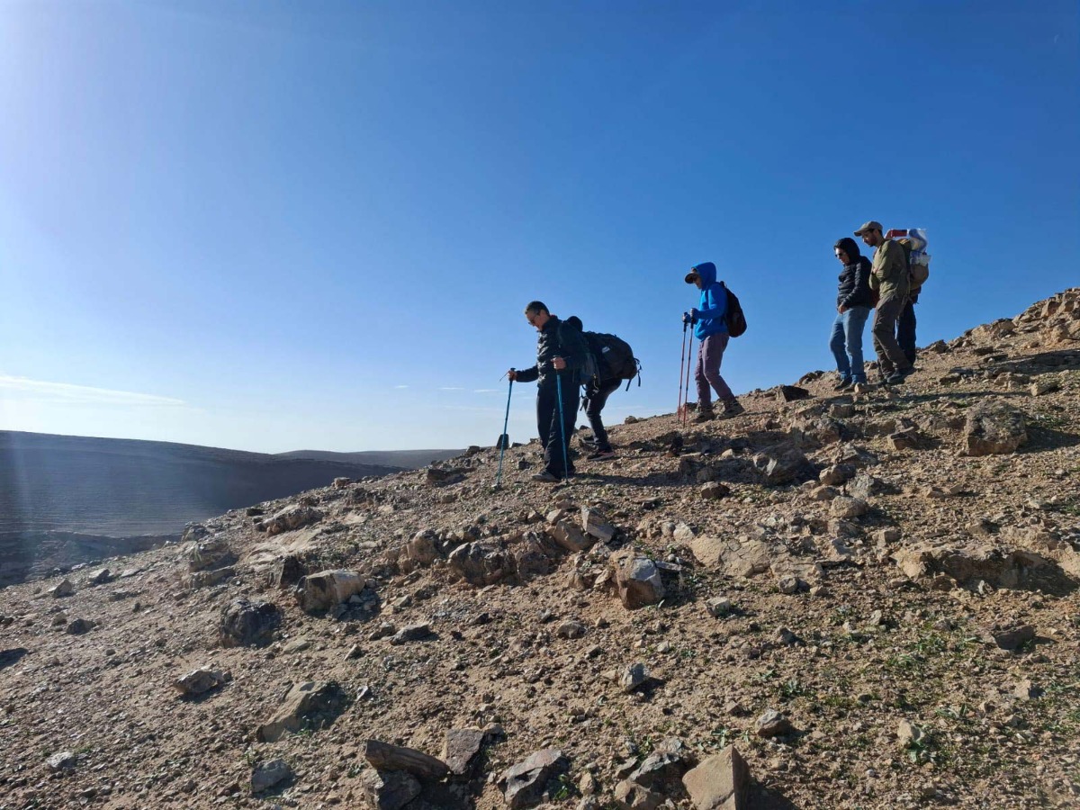 נווה אשכול מטיילים בשבילי ישראל עם יוני שטרן - נחל רחף עליון